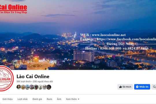 Lào Cai Online ra mắt fanpage chính thức: Kết nối tin tức đời sống, văn hóa, xã hội