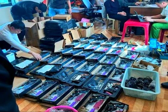 Đường dây mua bán vũ khí và cách kiếm lời từ việc “độ” súng đồ chơi
