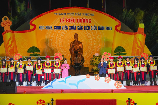 Hải Phòng biểu dương 139 học sinh, sinh viên xuất sắc tiêu biểu