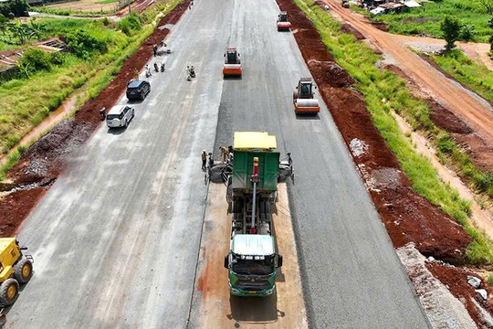 Cao tốc Biên Hòa - Vũng Tàu tăng tốc hoàn thành giai đoạn 1