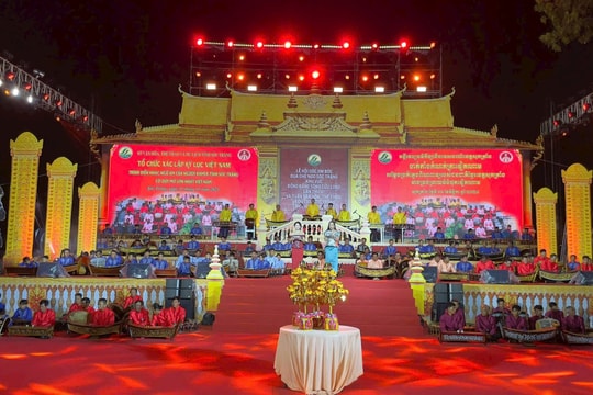 Trình diễn nhạc Ngũ âm của người Khmer tỉnh Sóc trăng có quy mô lớn nhất Việt Nam