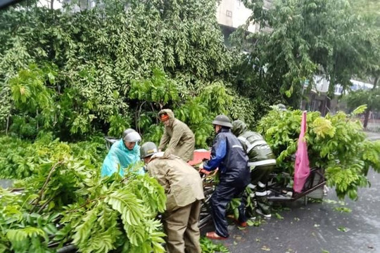 Quận Thanh Xuân: “tương thân, tương ái”, tích cực khắc phục hậu quả bão số 3