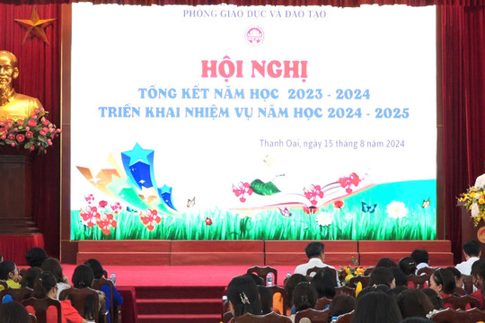 Ngành Giáo dục và Đào tạo huyện Thanh Oai triển khai nhiệm vụ năm học 2024 – 2025