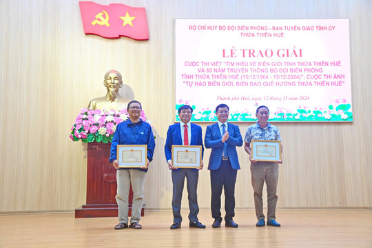 Tổng kết cuộc thi viết và thi ảnh kỷ niệm 60 năm ngày truyền thống Bộ đội Biên phòng TT-Huế