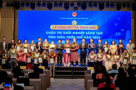 Trao giải cuộc thi Khởi nghiệp đổi mới sáng tạo tỉnh TT-Huế năm 2024