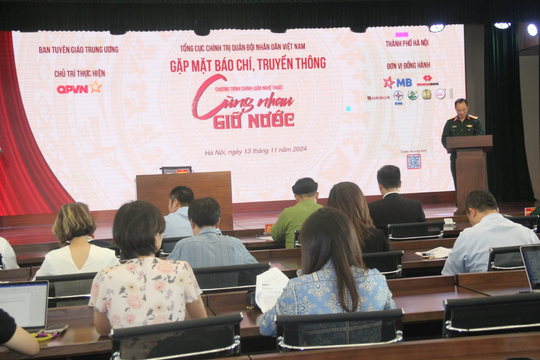 Sắp diễn ra chương trình chính luận nghệ thuật đặc biệt “Cùng nhau giữ nước”
