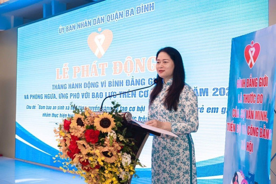Quận Ba Đình hưởng ứng "Tháng hành động vì bình đẳng giới"