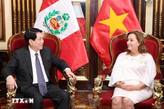 Thúc đẩy hơn nữa quan hệ hữu nghị và hợp tác nhiều mặt giữa Việt Nam và Peru