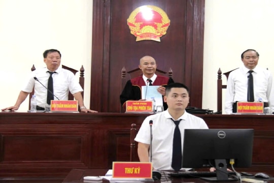 TAND huyện An Dương xét xử trực tuyến 2 vụ án liên quan ma tuý