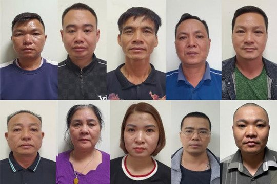 Bắc Giang: Triệt phá đường dây đánh bạc quy mô lớn