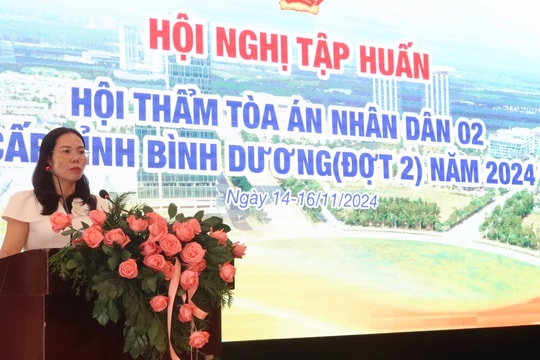 TAND tỉnh Bình Dương tổ chức Hội nghị tập huấn nghiệp vụ