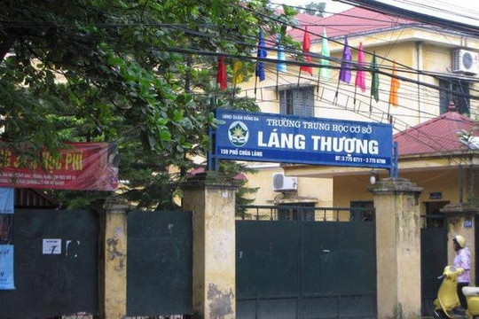 Dự án xây dựng Trường THCS Láng Thượng, Đống Đa, Hà Nội: Hy hữu lý do “trượt thầu” của một số nhà thầu