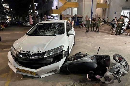 Lái xe có nồng độ cồn tông loạn xạ khiến một người tử vong