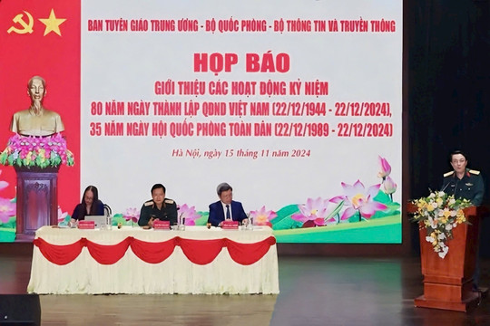 Chuỗi hoạt động nhân Lễ kỷ niệm 80 năm Ngày thành lập Quân đội Nhân dân Việt Nam