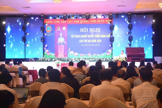 TAND tỉnh Gia Lai tổ chức Hội nghị tập huấn nghiệp vụ HTND lần thứ 2 năm 2024