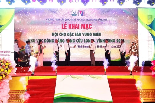 Hội chợ đặc sản vùng miền khu vực Đồng bằng sông Cửu Long - Vĩnh Long năm 2024