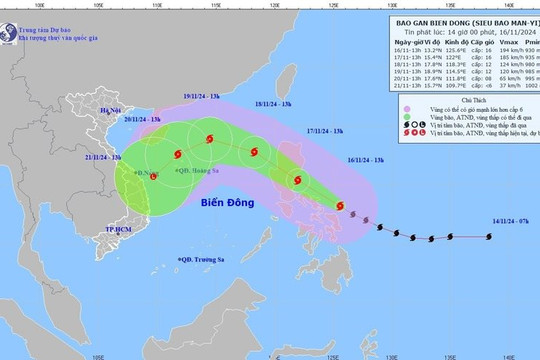 Thời tiết ngày 17/11/2024: Ảnh hưởng của Siêu bão Man-yi, miền Bắc đón không khí lạnh
