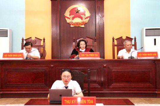 TAND quận Kiến An xét xử trực tuyến các vụ án về ma túy