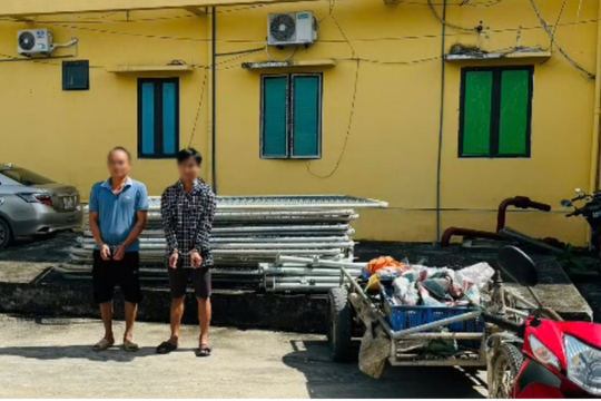 Bắt giam các bị can trộm cắp, tiêu thụ 15 tấm rào chắn cao tốc Bắc- Nam