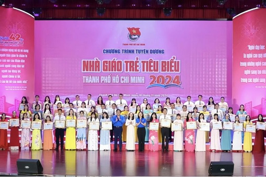 TP.HCM: Tuyên dương 457 'Nhà giáo trẻ tiêu biểu' năm 2024