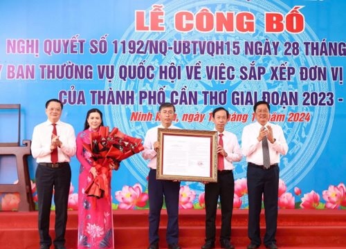 Cần Thơ: Phường mới sau sáp nhập ở quận trung tâm chính thức đi vào hoạt động