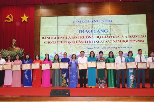 Quảng Ninh tuyên dương nhà giáo, cán bộ quản lý tiêu biểu