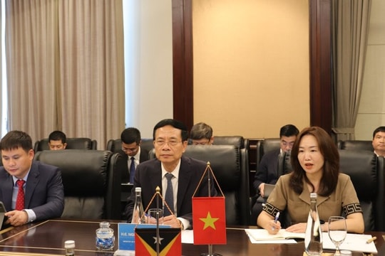 Tăng cường quan hệ giữa Việt Nam và Timo Leste trong chuyển đổi số