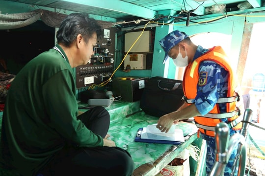 Bộ Tư lệnh Vùng Cảnh sát biển 4 bắt giữ tàu vận chuyển dầu DO trái phép