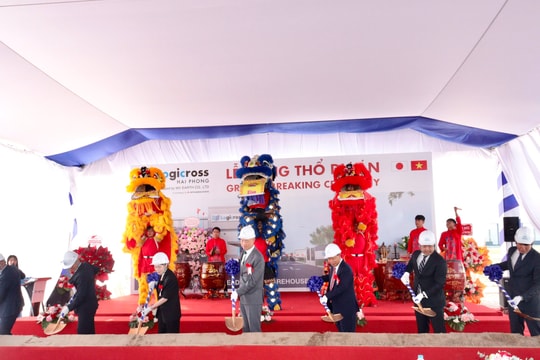 Động thổ Dự án Logicross Hải Phòng với tổng vốn đầu tư 55 triệu USD