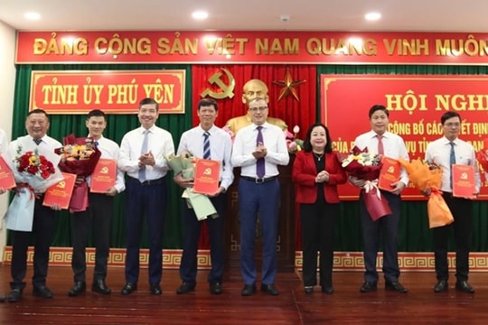 Phú Yên: Điều động, bổ nhiệm 7 cán bộ chủ chốt