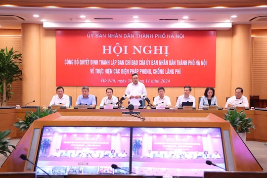 Chủ tịch Hà Nội Trần Sỹ Thanh làm Trưởng Ban chỉ đạo phòng chống lãng phí