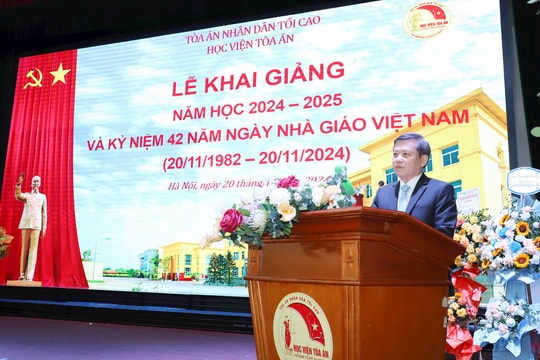 Học viện Tòa án: Chung sức vì mục tiêu đào tạo nghề Thẩm phán cao quý