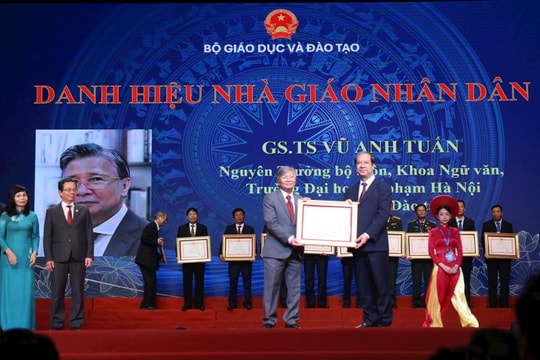 GS.TS.Nhà giáo nhân dân Vũ Anh Tuấn: "Nếu có kiếp sau, tôi vẫn làm nghề dạy học"