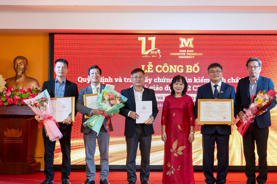 Đại học Công nghệ Miền Đông đạt chất lượng tiêu chuẩn giáo dục