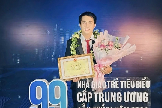 Thầy giáo 9X với niềm đam mê giảng dạy và nghiên cứu