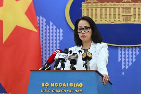 Việt Nam kiên quyết thực hiện các biện pháp phù hợp với luật pháp quốc tế để thực thi chủ quyền