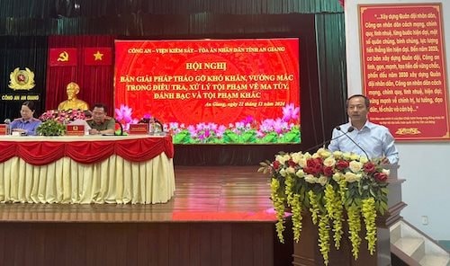 Tháo gỡ khó khăn, vướng mắc trong điều tra xử lý tội phạm về ma túy, đánh bạc và tội phạm khác