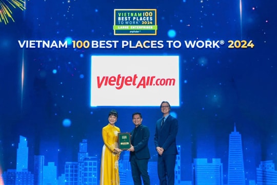 Giải thưởng “Nơi làm việc tốt nhất Việt Nam 2024” xướng tên Vietjet, FPT, Vingroup