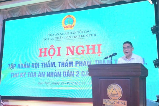 TAND tỉnh Kon Tum tập huấn kỹ năng giải quyết tranh chấp về quyền sử dụng đất