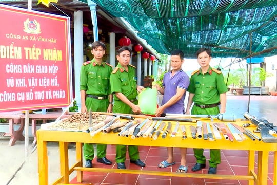 Bạc Liêu: Hiệu quả từ công tác tuyên truyền pháp luật về vũ khí, vật liệu nổ, công cụ hỗ trợ