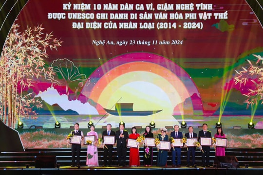 Nghệ An: Kỷ niệm 10 năm Dân ca Ví, Giặm Nghệ Tĩnh được UNESCO ghi danh