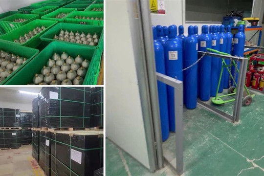 Đường dây nhập lậu, tiêu thụ nghìn tấn khí cười bị triệt