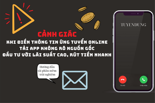 Mất gần 2 tỷ đồng vì nghe đối tượng mạo danh tuyển dụng nhân sự