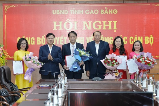 Bổ nhiệm 4 Phó Giám đốc Sở tại Cao Bằng