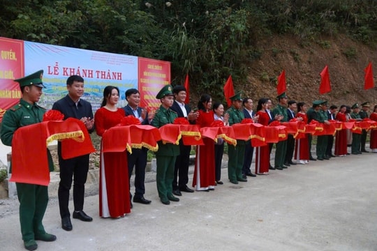 Khánh thành tuyến đường kiểm tra cột mốc, nâng cao năng lực bảo vệ biên giới quốc gia