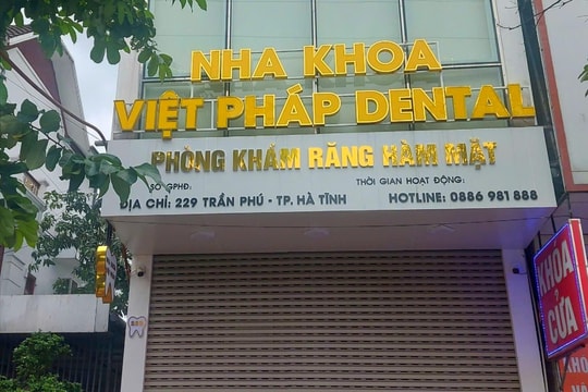 Xử phạt phòng khám nha khoa hoạt động không phép