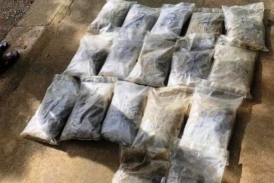 Quảng Ngãi: Lại tiếp tục phát hiện ma túy trôi dạt vào bờ