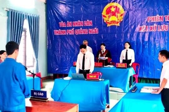 TAND TP Quảng Ngãi tổ chức hai phiên tòa xét xử lưu động về ma túy