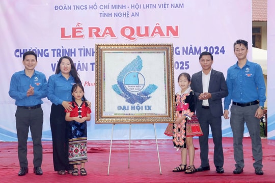 Tỉnh Đoàn Nghệ An ra quân tình nguyện mùa Đông 2024