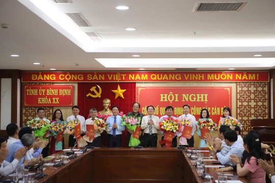 Bình Định: Điều động, luân chuyển nhiều cán bộ chủ chốt